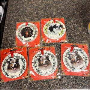 Dog breed Christmas ornaments